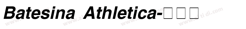 Batesina Athletica字体转换